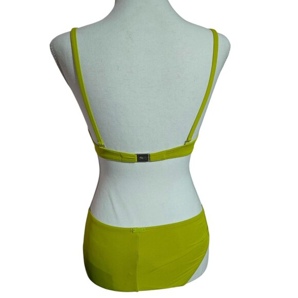 Maryan Mehlhorn Bikini 2-Piece Swimwear Chartruese Size 6/36C - Picture 2 of 5
